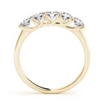 Prong Set Wedding Ring, in Yellow Gold - 82800