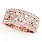 Diamond Fashion Ring, in Rose Gold - 82802