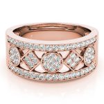 Diamond Fashion Ring, in Rose Gold - 82802