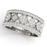 Diamond Fashion Ring, in Platinum - 82802