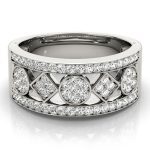 Diamond Fashion Ring, in White Gold - 82802