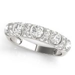 Bar Set Wedding Ring, in Platinum - 82803