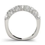 Bar Set Wedding Ring, in Platinum - 82803