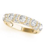 Bar Set Wedding Ring, in Yellow Gold - 82803