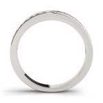 Prong Set Wedding Ring, in White Gold - 82830