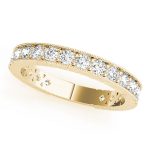 Channel Set Wedding Ring, in Yellow Gold - 82880