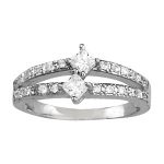 Diamond Fashion Ring, in White Gold - 82912