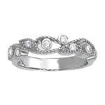 Diamond Fashion Ring, in White Gold - 82917