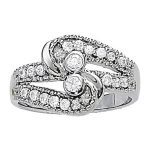 Diamond Fashion Ring, in White Gold - 83000