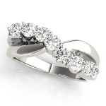 Prong Set Wedding Ring, in Sterling Silver - 83004