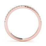 Prong Set Wedding Ring, in Rose Gold - 83240