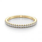 Prong Set Wedding Ring, in Yellow Gold - 83240