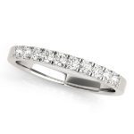 Prong Set Wedding Ring, in Platinum - 83251