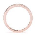 Prong Set Wedding Ring, in Rose Gold - 83367