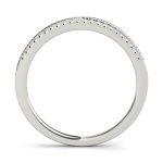 Prong Set Wedding Ring, in Platinum - 83367