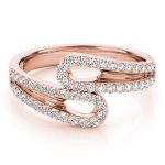 Diamond Fashion Ring, in Rose Gold - 83513