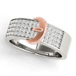 Diamond Fashion Band, in Rose Gold - 83541