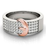 Diamond Fashion Band, in Rose Gold - 83541