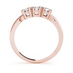 Bezel Set Wedding Ring, in Rose Gold - 83660