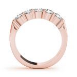 Prong Set Wedding Ring, in Rose Gold - 83709