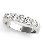 Prong Set Wedding Ring, in Sterling Silver - 83709