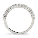 Prong Set Wedding Ring, in White Gold - 83734