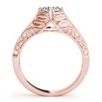 Antique Engagement Ring, Vintage Style, Shape, in Rose Gold - 83787