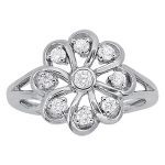 Diamond Fashion Ring, in White Gold - 83804