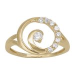 Diamond Fashion Ring, Round Shape, in Sterling Silver - 83805