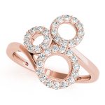 Diamond Fashion Ring, in Rose Gold - 83806