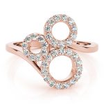 Diamond Fashion Ring, in Rose Gold - 83806