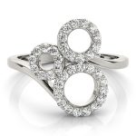 Diamond Fashion Ring, in Platinum - 83806