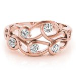 Diamond Fashion Ring, in Rose Gold - 83807