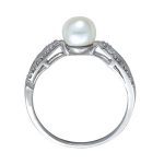 Color Fashion Ring, Pearl Shape, in Sterling Silver - 83919