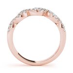 Fashion Wedding Ring, in Rose Gold - 83967