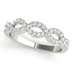 Fashion Wedding Ring, in Sterling Silver - 83967