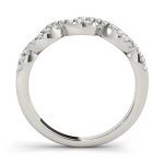 Fashion Wedding Ring, in White Gold - 83967