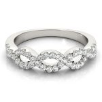 Fashion Wedding Ring, in Sterling Silver - 83967