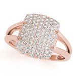 Cluster Fashion Ring, in Rose Gold - 84093