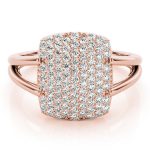 Cluster Fashion Ring, in Rose Gold - 84093