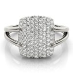 Cluster Fashion Ring, in Sterling Silver - 84093