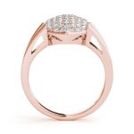 Cluster Fashion Ring, in Rose Gold - 84094