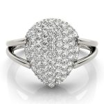 Cluster Fashion Ring, in Sterling Silver - 84094