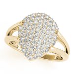 Cluster Fashion Ring, in Yellow Gold - 84094