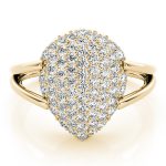 Cluster Fashion Ring, in Yellow Gold - 84094