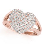 Cluster Fashion Ring, in Rose Gold - 84095