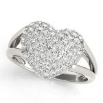 Cluster Fashion Ring, in Sterling Silver - 84095