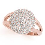 Cluster Fashion Ring, in Rose Gold - 84096