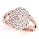 Cluster Fashion Ring, in Rose Gold - 84097