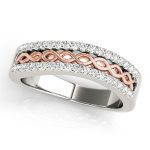 Diamond Fashion Ring, in Rose Gold - 84098